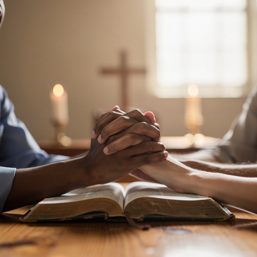 Knickerbocker United Methodist Church community members engaging in fellowship and service, reflecting core values of faith and outreach